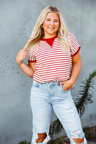 Kasey Striped Top