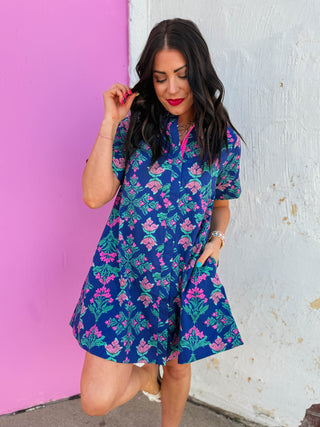 Rhea Floral Mini Dress