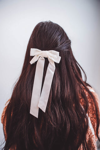 Velvet Ribbon Bow-6 Colors