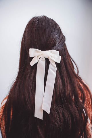 Velvet Ribbon Bow-6 Colors