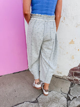 Harlow Floral Barrel Pants