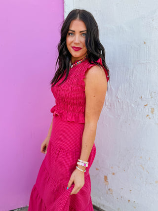 Cherry Crush Gingham Top