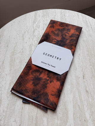 Autumn Prairie Tea Towel-Geometry