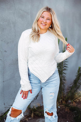 Kensie Cable Knit Sweater