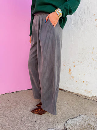Krista Pinstripe Trousers