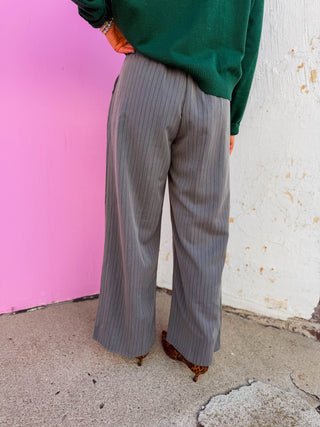 Krista Pinstripe Trousers