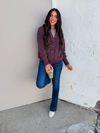 Rory Jacket-Dark Plum