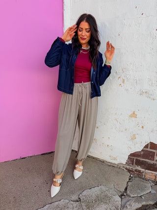 Everyday Essential Long Sleeve-Cabernet