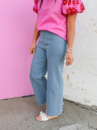Trendsetter Pants-Light Blue