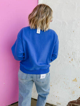 Mother Reversible Polka Dot Mock Neck