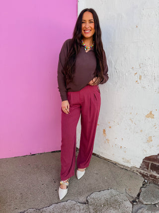 Kasey Striped Trousers