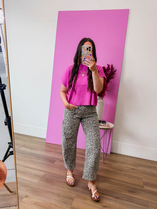 Elladee Knit Top-Bright Mauve