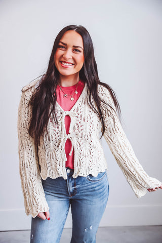 Jenna Cardigan-Cream