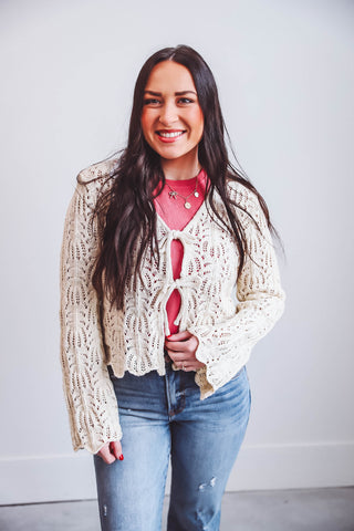 Jenna Cardigan-Cream