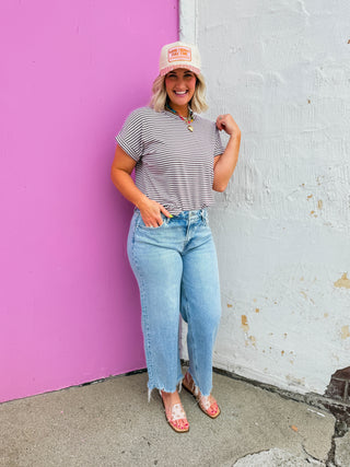 Cayla Striped Top