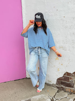 Carly High Rise Wide Leg Denim