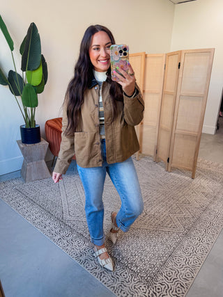 Molly High Rise Cuffed Straight Leg Denim