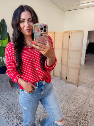 Emilee Striped Cardigan