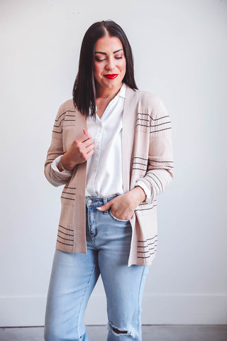 Lisa Cardigan-Oatmeal