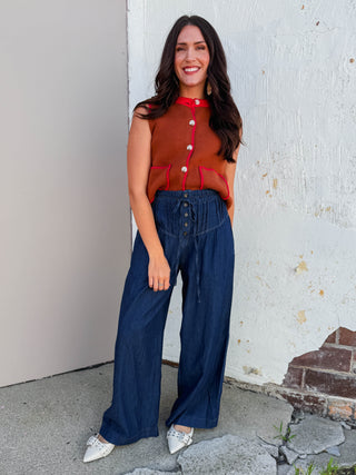 Sara Denim Pants