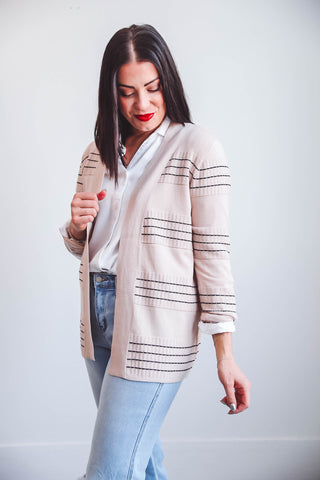 Lisa Cardigan-Oatmeal