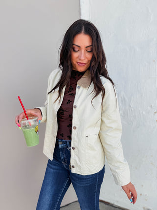 Zola Jacket-Ecru-Thread & Supply