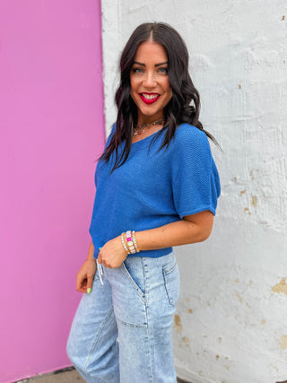Jory Waffle Knit Top