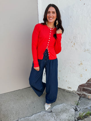 Kassidi Button Down Top