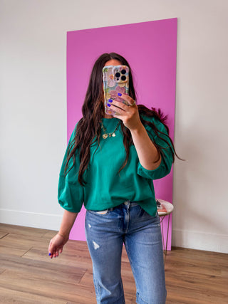 Amber Top-Green