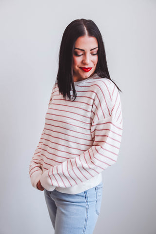 Ely Sweater-Pink-Thread & Supply