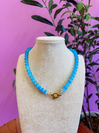 Candy Beads Necklace-Blue