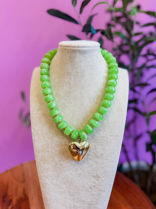Beloved Necklace-Lime