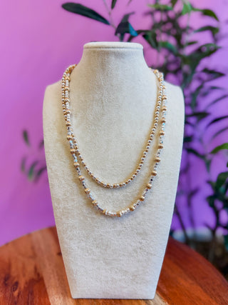 2 Layer Gold & Silver Multiway Necklace