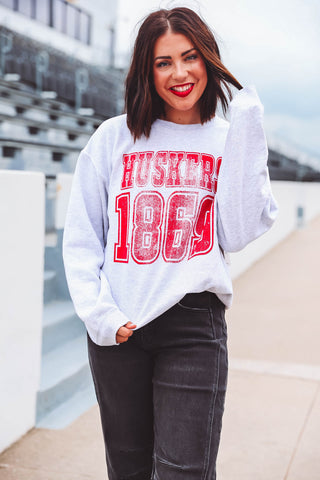 Nebraska Player Crewneck