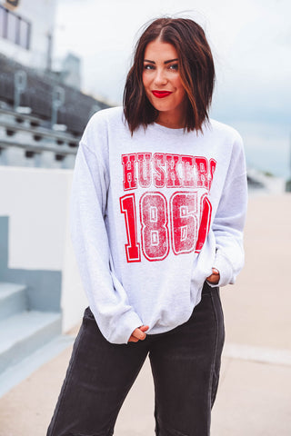 Nebraska Player Crewneck