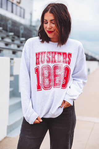 Nebraska Player Crewneck