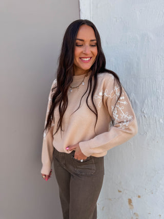 Rachel Sweater-Dusty Peach