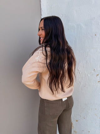 Rachel Sweater-Dusty Peach