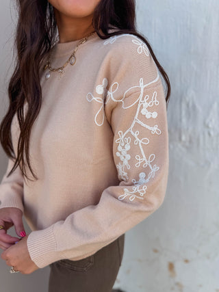Rachel Sweater-Dusty Peach