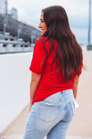 On Gamedays We Wear Red Tee