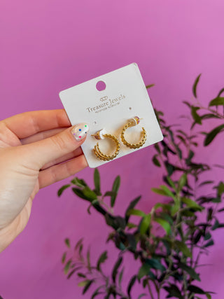 Sicily Hoop-Gold
