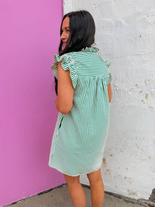 Dana Striped Mini Dress
