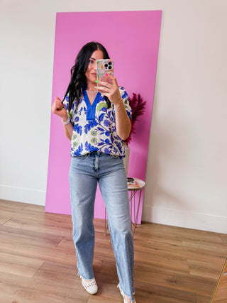 Mel Floral Top