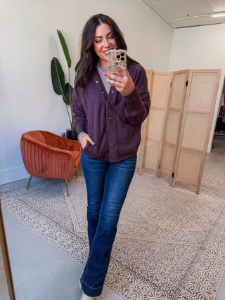 Rory Jacket-Dark Plum