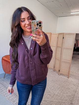 Rory Jacket-Dark Plum