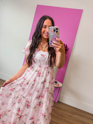 Rosie Floral Midi Dress