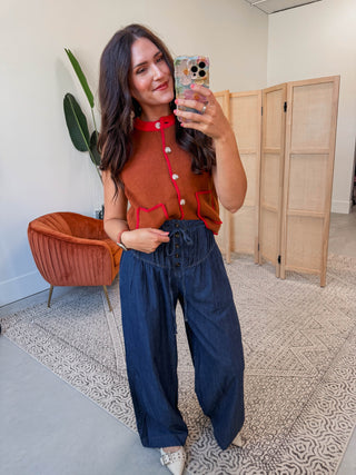 Sara Denim Pants