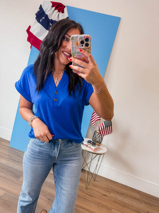 Trista Top-Royal Blue
