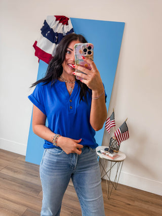Trista Top-Royal Blue