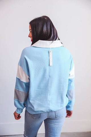 Jaiden Pullover-Blue